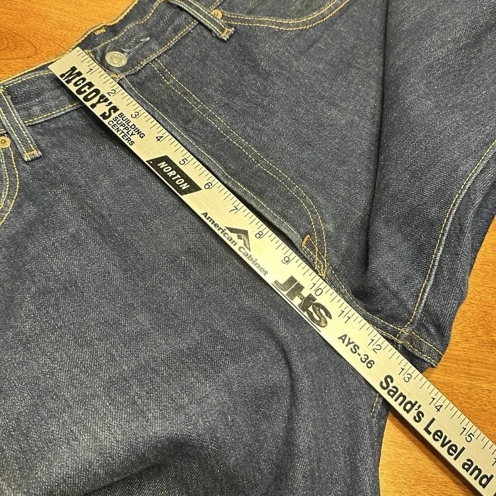 Vtg 2003 Y2K Levi's 501 Button-fly Jeans Dark Barely Worn Unbroken In 38x32